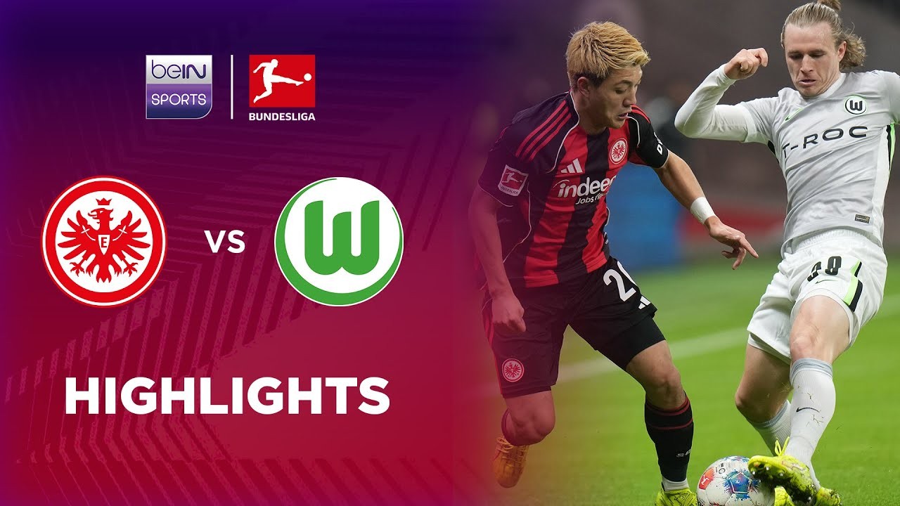 #ไฮไลท์ฟุตบอล [ ไอน์ทรัค แฟร้งค์เฟิร์ต 1 - 1 โวล์ฟสบวร์ก ] บุนเดสลีก้า เยอรมัน 2025/1.12.68