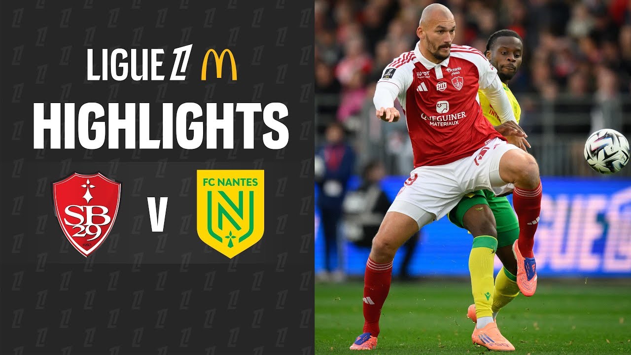 #ไฮไลท์ฟุตบอล [ แบรสต์ 0 - 0 น็องต์ ] ลีกเอิง ฝรั่งเศส 2025/5.10.68