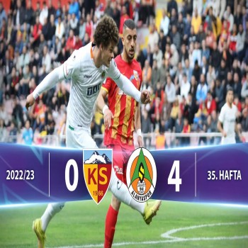 #ไฮไลท์ฟุตบอล [ เคย์เซริสปอร์ 0 - 4 อลันยาสปอร์ ] ตุรกี ซุปเปอร์ลีก 2022/23